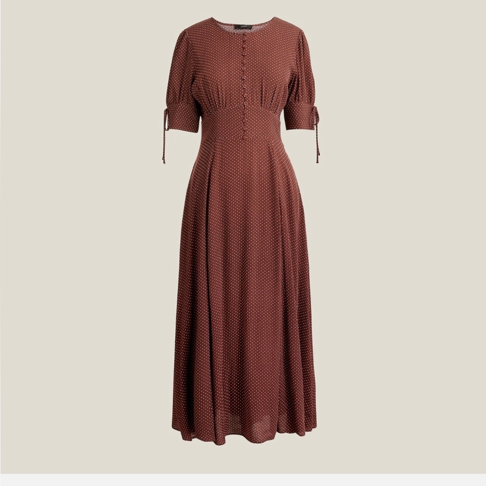 J. Crew vintage-inspired polka dot dress